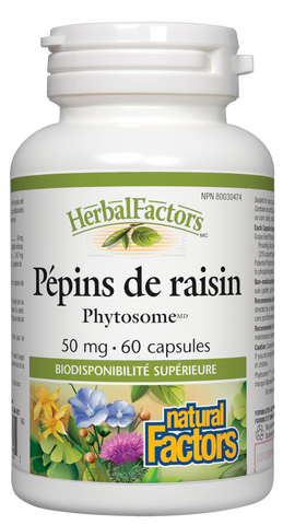 Pépins de raisin Phytosome 50 mg, HerbalFactors|variant|hi-res|4803