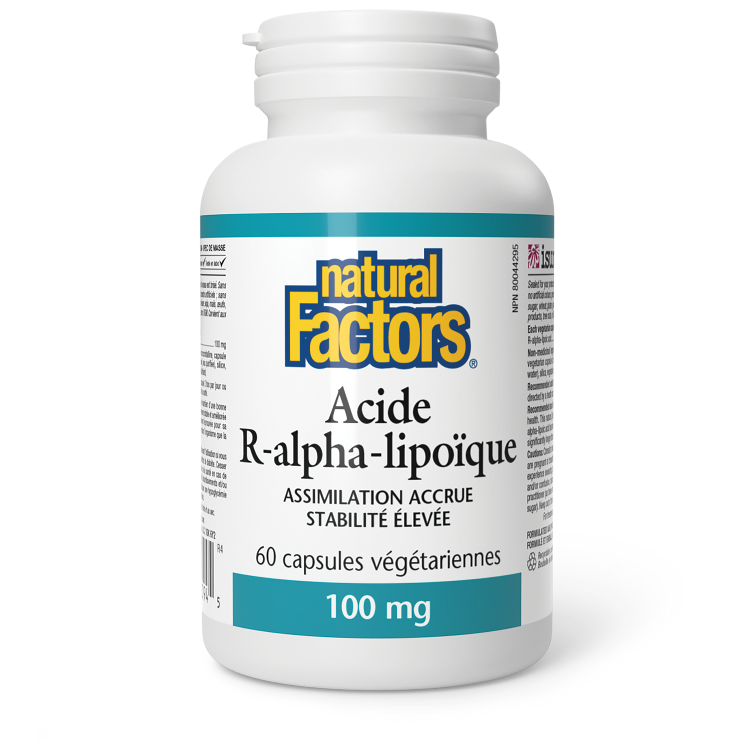 Acide R-alpha-lipoïque 100 mg, Natural Factors|v|image|2094