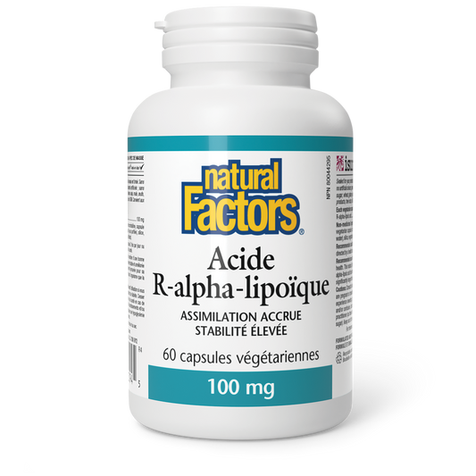 Acide R-alpha-lipoïque 100 mg, Natural Factors|v|image|2094