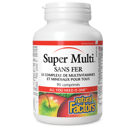 Super Multi sans fer, Natural Factors|v|image|1508