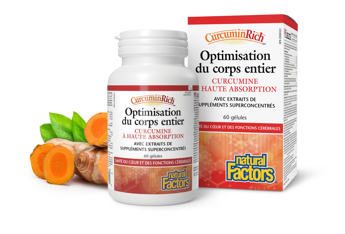 Optimisation du corps entier, CurcuminRich, Natural Factors|v|image|4555