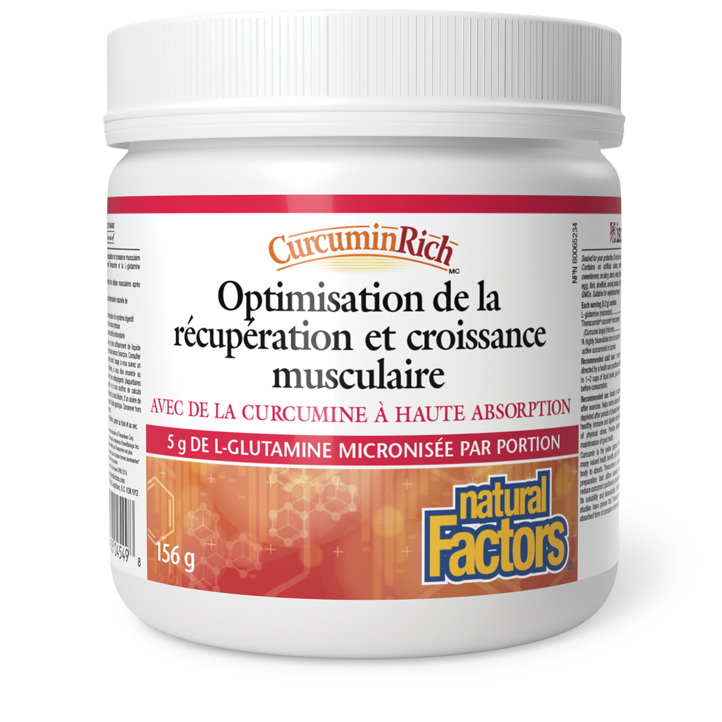 Optimisation de la récupération et croissance musculaire, CurcuminRich, Natural Factors|v|image|4549