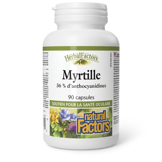 Myrtille, HerbalFactors, Natural Factors|v|image|4161