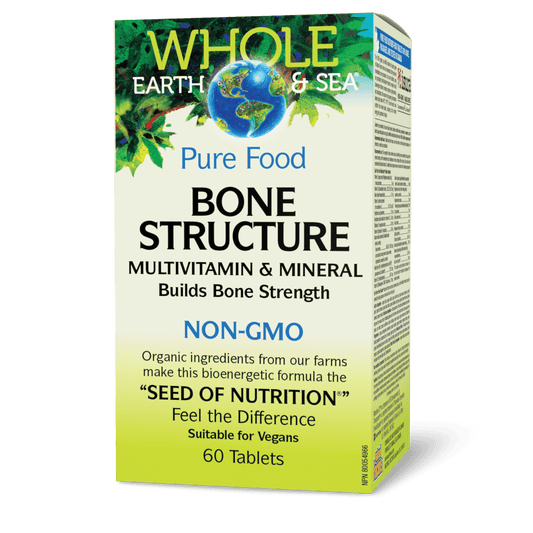 Bone Structure Multivitamin & Mineral, Whole Earth & Sea, Whole Earth & Sea®|v|image|35505