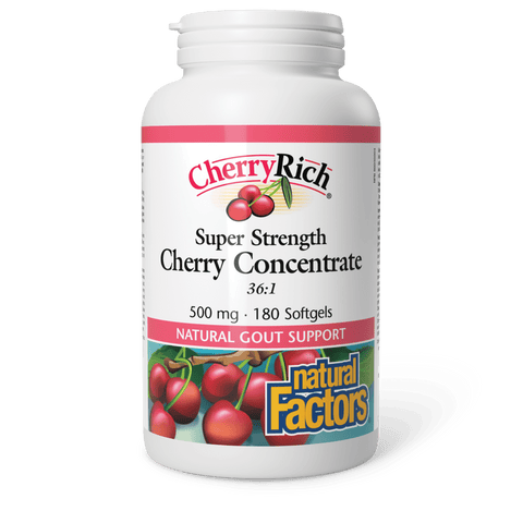 CherryRich Super Strength Cherry Concentrate 500 mg, Natural Factors|v|image|4545