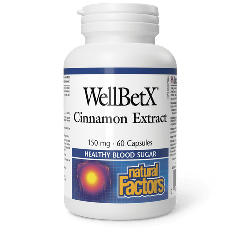 WellBetX Cinnamon Extract 150 mg, Natural Factors|v|image|3590