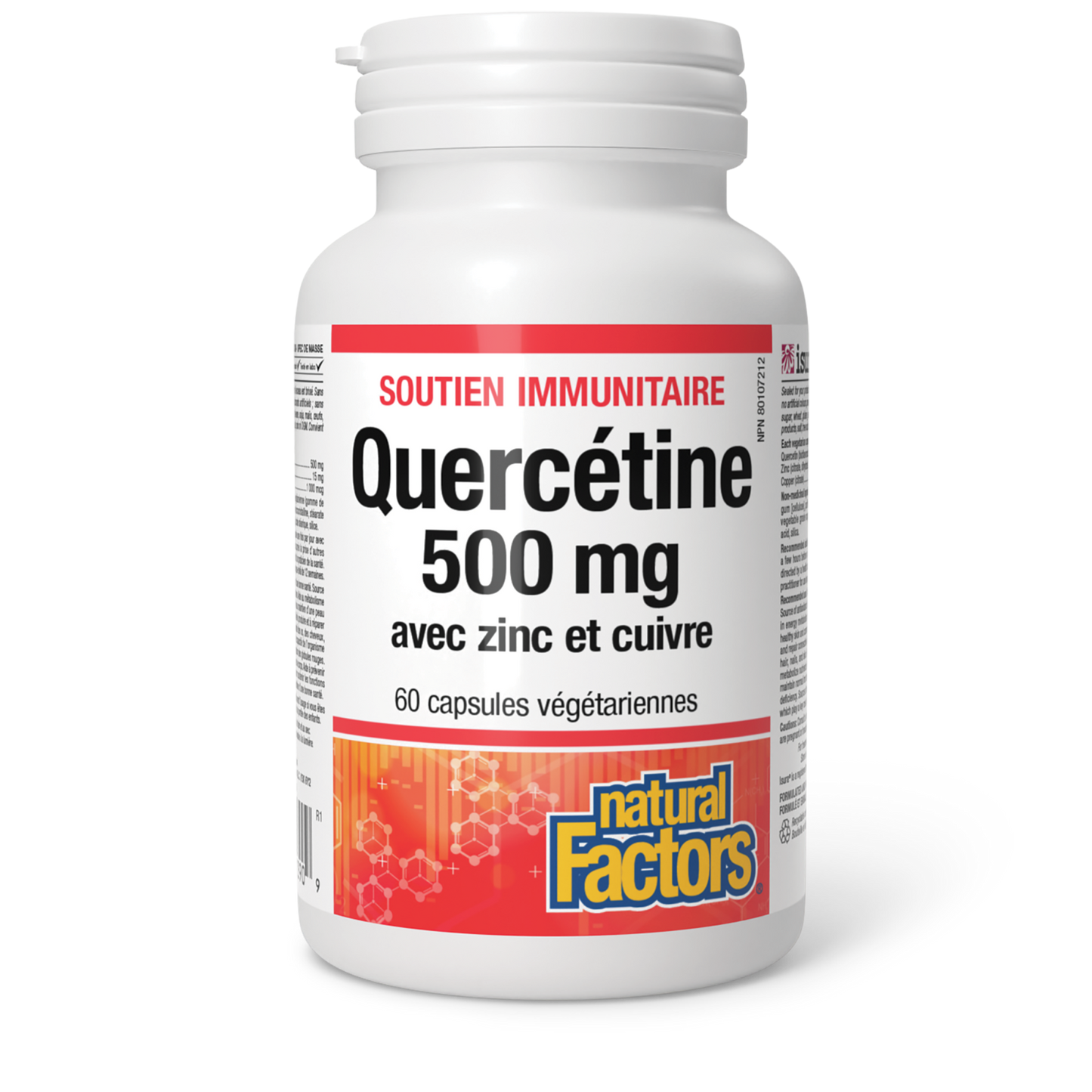 Quercétine avec zinc et cuivre 500 mg, Natural Factors|v|image|1390