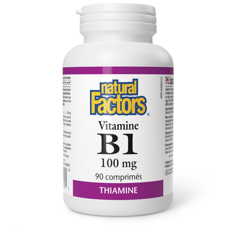 Vitamine B1 100 mg, Natural Factors|v|image|1200