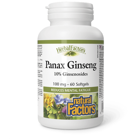 Panax Ginseng 100 mg, HerbalFactors, Natural Factors|v|image|4173