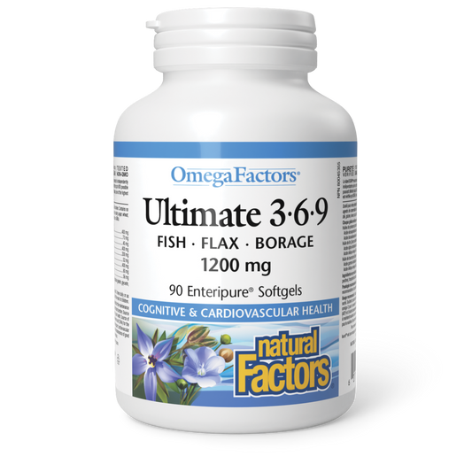 Ultimate 3•6•9 1200 mg, OmegaFactors, Natural Factors|v|image|2260