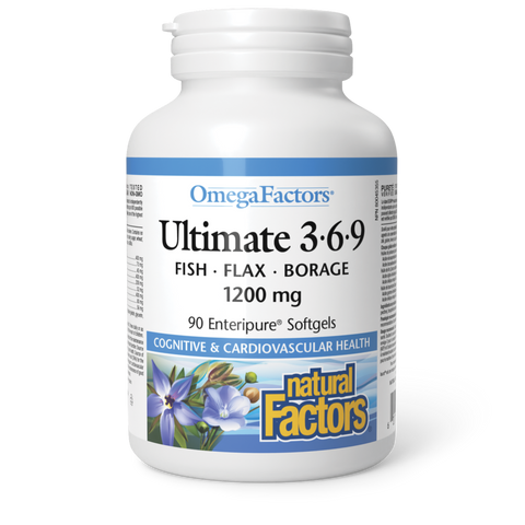 Ultimate 3•6•9 1200 mg, OmegaFactors, Natural Factors|v|image|2260