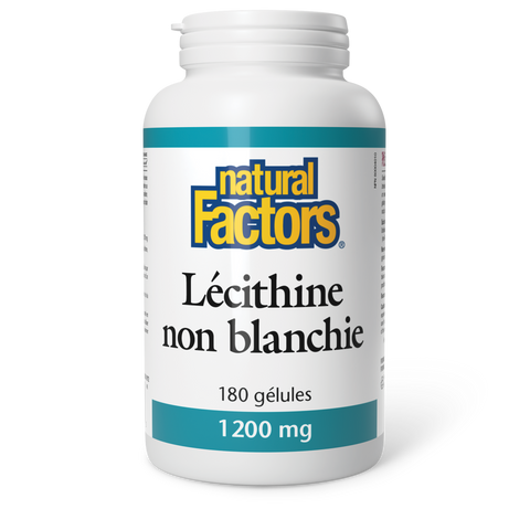 Lécithine non blanchie 1 200 mg, Natural Factors|v|image|2601