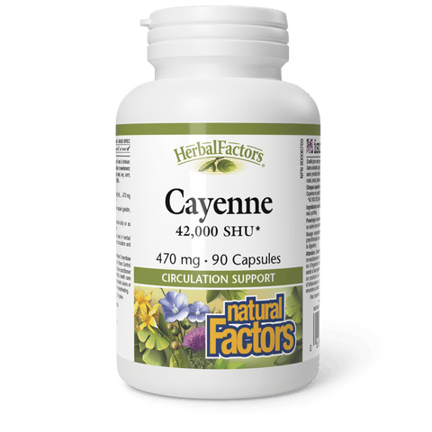 Cayenne 470 mg, HerbalFactors, Natural Factors|v|image|4210