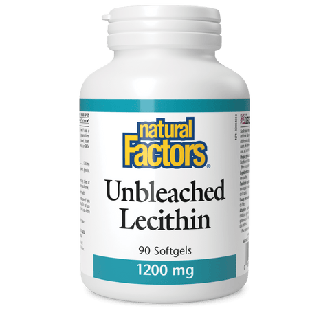 Unbleached Lecithin 1200 mg, Natural Factors|v|image|2600